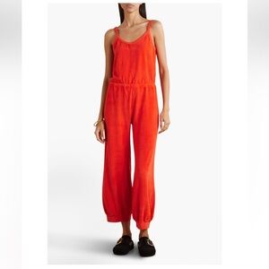 Suzie Kondi Clemente Giorgi velour jumpsuit